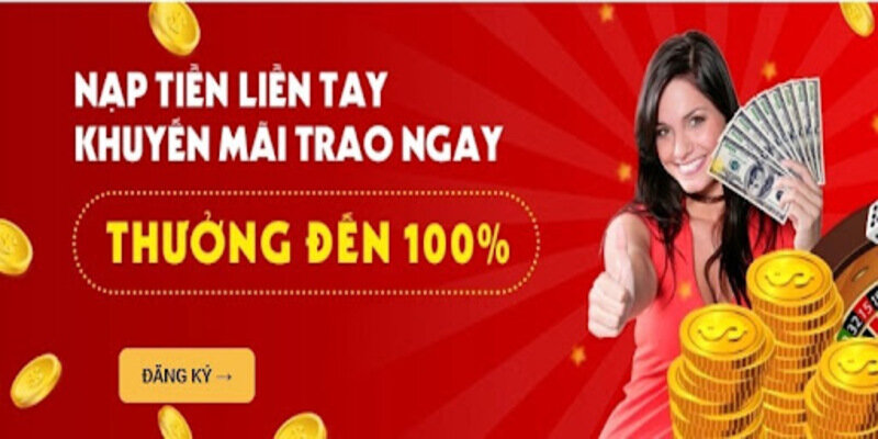 Thưởng nạp đầu thể thao giá trị 100% - Cơ hội nhận thưởng lớn