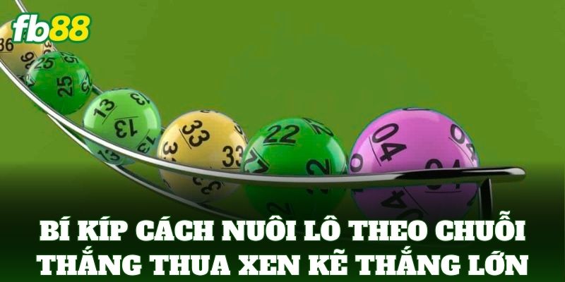 Cách Nuôi Lô Theo Chuỗi Thắng Thua Xen Kẽ Từ Cao Thủ FB88