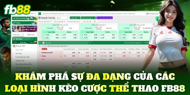 Thể Thao FB88 - Cập Nhật Kèo Hot Trả Thưởng Cực Nhanh