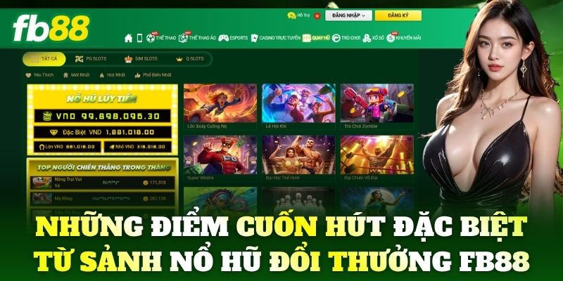 Nổ Hũ FB88 - Sảnh Slots Game Đổi Thưởng Hot Nhất 2026